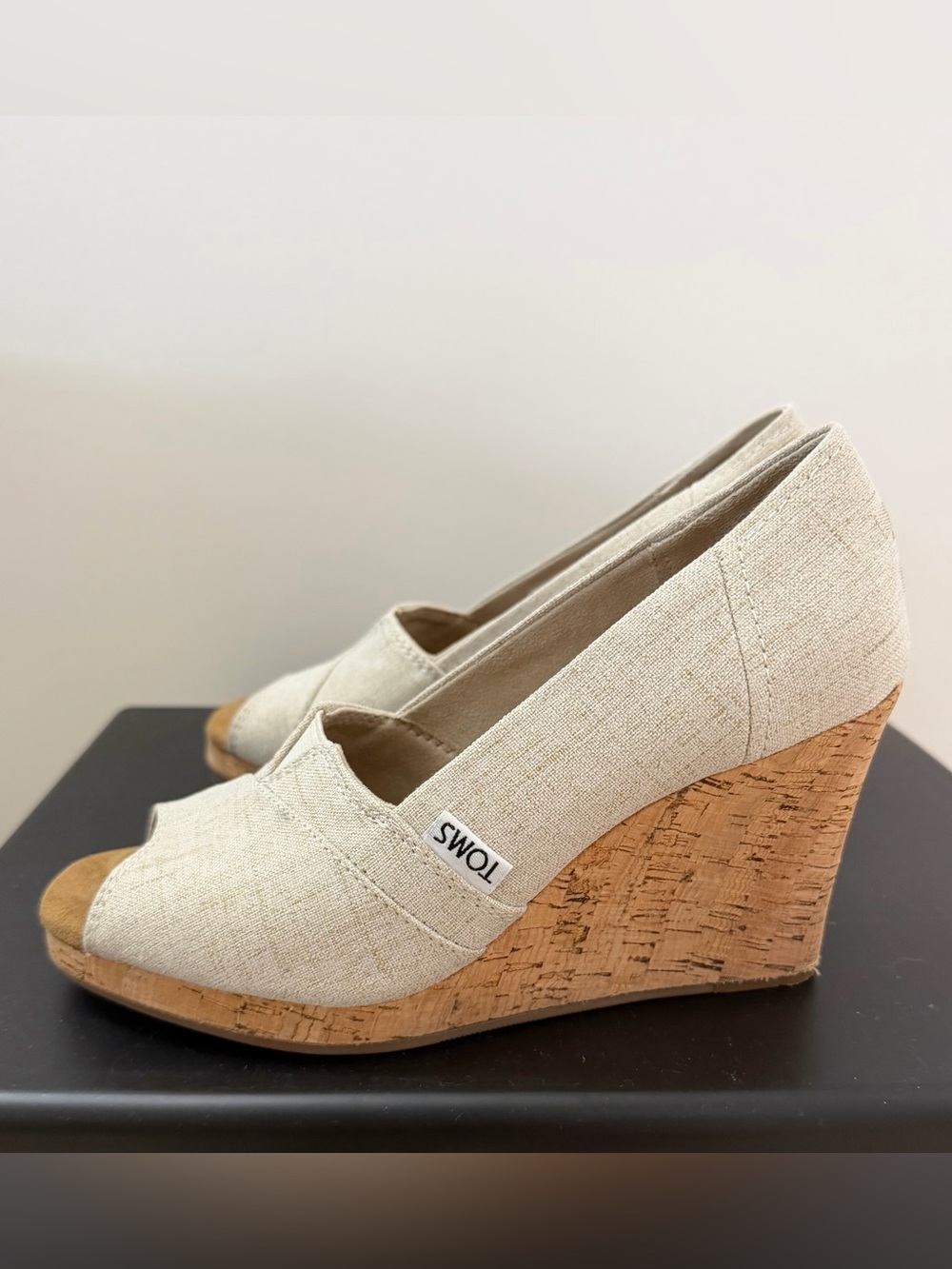 TOMS Women's Classic Wedge Espadrille Sandal, 5.5